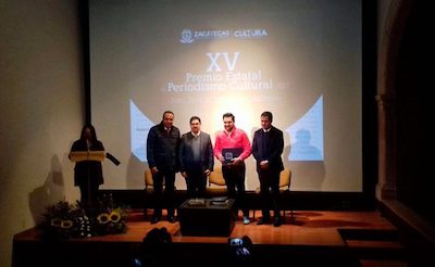 Entregaron el XV Premio Estatal de Periodismo Cultural 2017 Juan Ignacio María de Castorena.