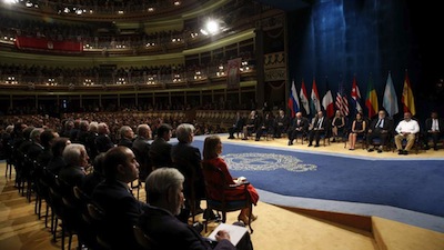 El protocolo de los premios Princesa de Asturias