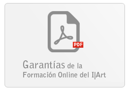 Garantas de la Formacin Online del I|Art