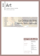 D05.03. La Crtica de Arte  Historia, Teora y Aplicacin.