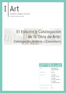 D03.01. El Estudio de la Obra de Arte: Catalogación, Análisis y Comentario.