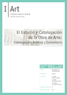 D03.01. El Estudio de la Obra de Arte: Catalogacin, Anlisis y Comentario.